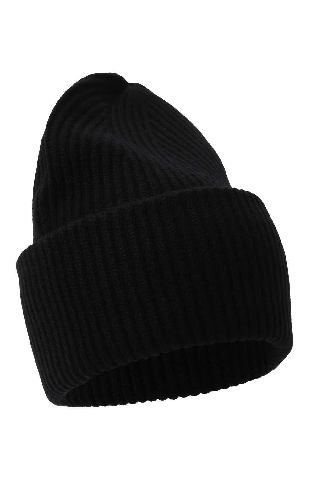 Женская шапка из шерсти и ка шемира ADDICTED черного цвета, арт. MK924 | Фото 1 (Материал: Текстиль, Шерсть; Материал сплава: Проставлено; Нос: Не проставлено)