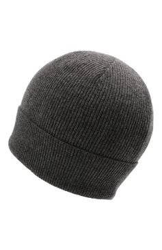 Детского кашемировая шапка BRUNELLO CUCINELLI темно-серого цвета, арт. B12M11299A | Фото 2 (Материал: Т екстиль, Кашемир, Шерсть; Материал сплава: Проставлено; Нос: Не проставлено)