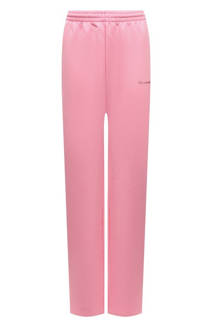 Женские хлопковые брюки BALENCIAGA розового цвета по цене 72250 руб., арт. 674594/TKVB5 | Фото 1