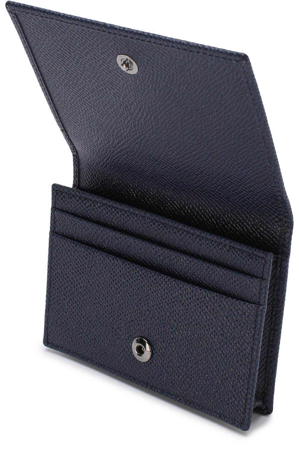 Мужской кожаный футляр для кредитных карт с клапаном DOLCE & GABBANA синего цвета, арт. BP1643/AI359 | Фото 3 (Материал: Натуральная кожа; Статус проверки: Проверено, Проверена категория)