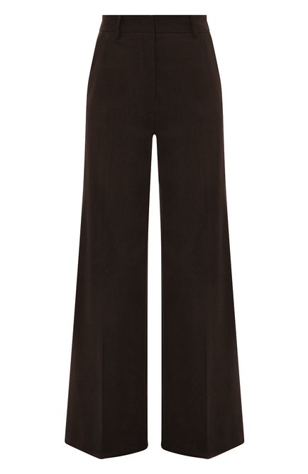 Женские брюки из хлопка и кашемира MUST темно-коричневого цвета по цене 89950 руб., арт. TREBBIAN0/H8797-669B | Фото 1