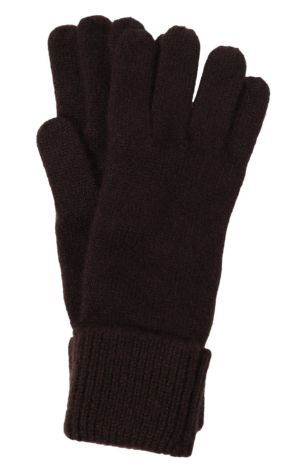 Мужские перчатки из кашемира и шелка IL BORGO CASHMERE темно-коричневого цвета, арт. 54-1336M0DG0 | Фото 1 (Материал: Текстиль, Кашемир, Шерсть; Кросс-КТ: Трикотаж; Материал сплава: Проставлено; Нос: Не проставлено)