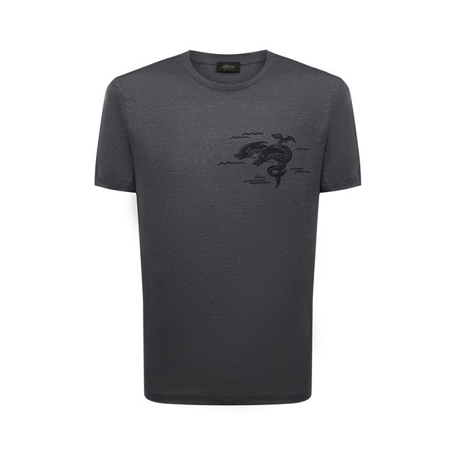 фото Льняная футболка brioni