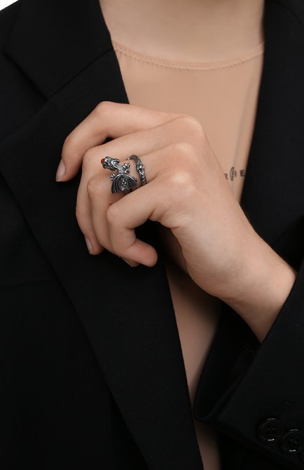 Женское кольцо MIDGARD PARIS серебряного цвета, арт. 5609 | Фото 2 (Материал: Металл; Региональные ограничения белый список (Axapta Mercury): RU)