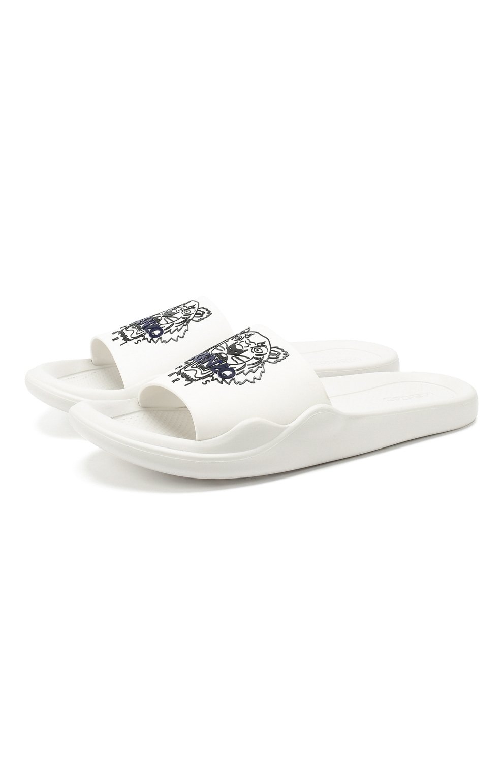 Белые резиновые шлепки. Шлепанцы Kenzo. Kenzo шлепанцы женские. Шлепки Kenzo женские c цветной пяткой.
