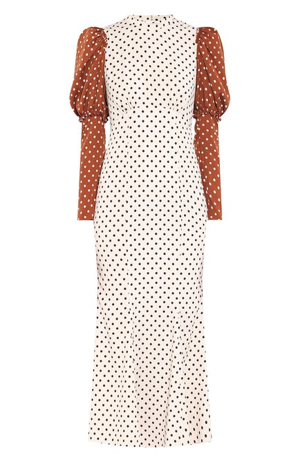 Женское коричневое платье в горох REJINA PYO купить в интернет-магазине ЦУМ, арт. F223/CREPE