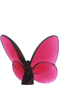 Статуэтка lucky butterfly BACCARAT красного цвета, арт. 2 104 322 | Фото 1 (Интерьер_коллекция: Papillon; Материал внутренний: Не назначено; Региональные ограничения белый список (Axapta Mercury): Не проставлено; Нос: Не проставлено; Статус проверки: Проверена категория; Ограничения доставки: fragile-2)