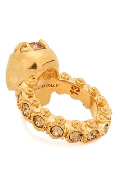 Женское кольцо ALEXANDER MCQUEEN золотого цвета, арт. 553675/J1600 | Фото 2 (Материал: Металл; Статус проверки: Проверена категория)