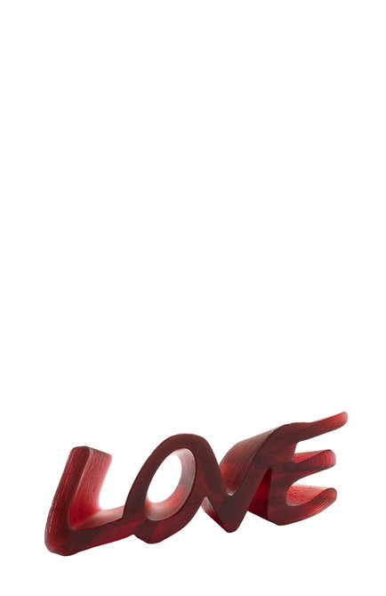 Скульптура true love DAUM красного цвета, арт. 05594 | Фото 1 (Статус проверки: Проверена категория; Ограничения доставки: fragile-2)
