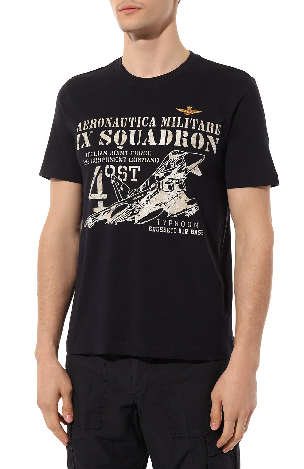 Хлопковая футболка Aeronautica Militare  231/TS2081J538 Фото 3