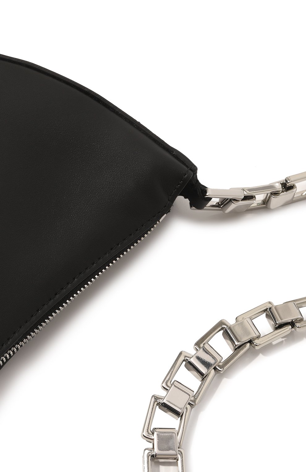 Женская сумка arc IRO черного цвета, арт. WF44ARCCLUTCH | Фото 3 (Сумки-технические: Сумки top-handle; Размер: medium; Материал: Натуральная кожа)