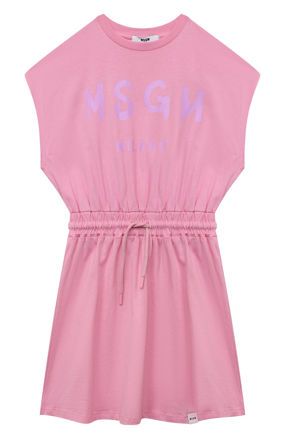 Хлопковое платье MSGM kids MS029327