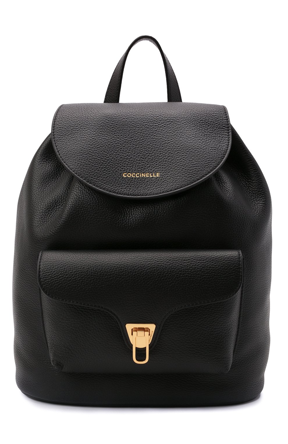 Женский рюкзак beat soft COCCINELLE черного цвета, арт. E1 IF6 14 01 01 | Фото 1 (Размер: medium; Материал: Натуральная кожа; Стили: Кэжуэл)