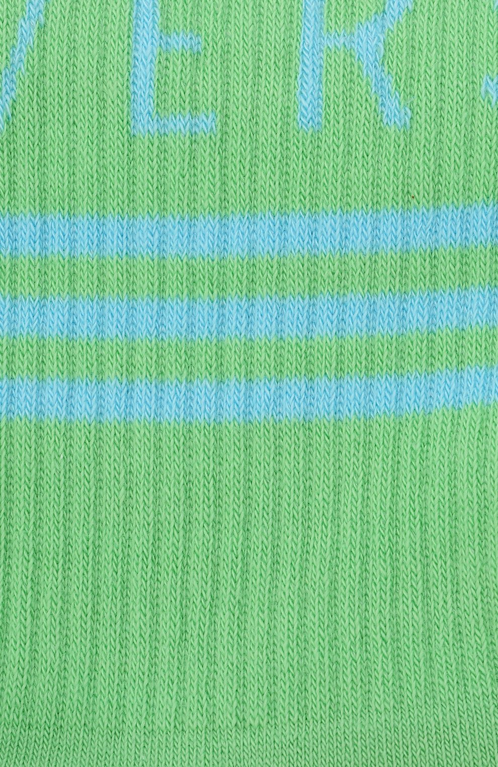 Мужские хлопковые носки VERSACE зеленого цвета, арт. ICZ0003/IK0203 | Фото 2 (Кросс-КТ: бельё; Материал внешний: Хлопок)