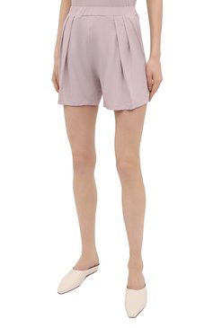Женские шорты ZIMMERLI розового цвета, арт. 700-4180 | Фото 3 (Материал внешний: Синтетический материал; Женское Кросс-КТ: Домашние шорты)