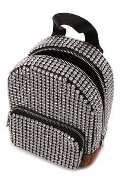 Женский рюкзак cruiser mini ALEXANDER WANG черно-белого цвета, арт. 20421X52M | Фото 5 (Материал: Натуральная кожа; Размер: mini; Ремень/цепочка: На ремешке; Сти ли: Кэжуэл)