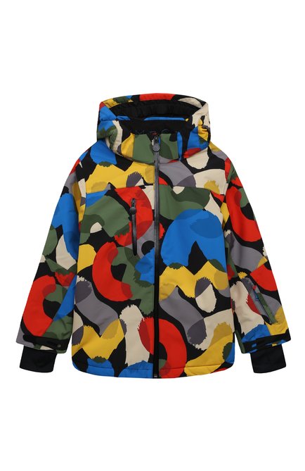 Детского утепленная куртка STELLA MCCARTNEY разноцветного цвета по цене 45050 руб., арт. TT2P10 | Фото 1
