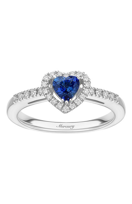 Женские кольцо MERCURY бесцветного цвета, арт. MR18749WS | Фото 2 (Материал сплава: Белое золото; Драгоценные камни: Бриллианты)