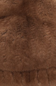 Женская шапка из меха соболя FURLAND коричневого цвета, арт. 0013900110083300103 | Фото 3 (Материал: Натуральный мех)