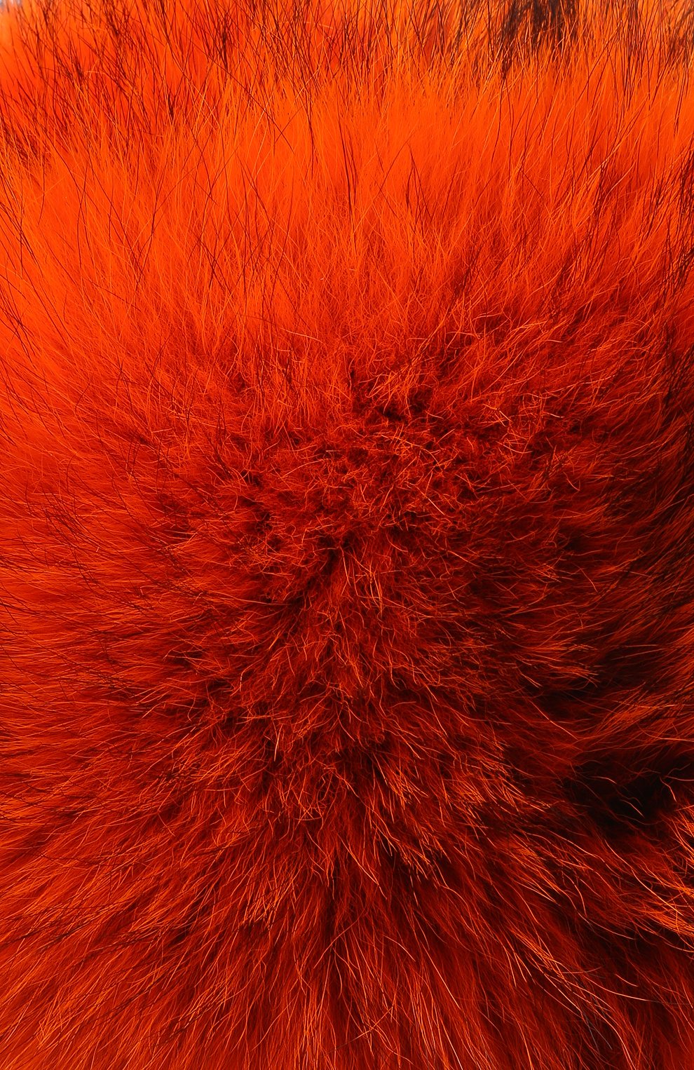 Мужская шапка ушанка из меха койота FURLAND оранжевого цвета, арт. 0222012510003200000 | Фото 3 (Материал: Натуральный мех)