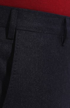 Мужские шерстяные брюки PAL ZILERI темно-синего цвета, арт. P3110--K---B1040 | Фото 5 (Материал внешний: Шерсть; Длина (брюки, джинсы): Стандартные; Материал сплава: Проставлено, Проверено; Стили: Классический; Случай: Формальный; Драгоценн�ые камни: Проставлено; Материал подклада: Вискоза; Статус проверки: Проверена категория)