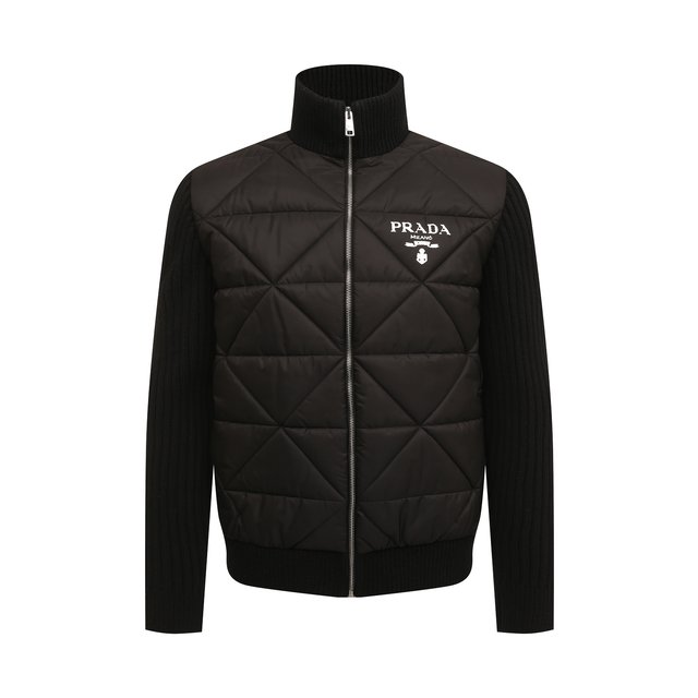 фото Комбинированный бомбер prada