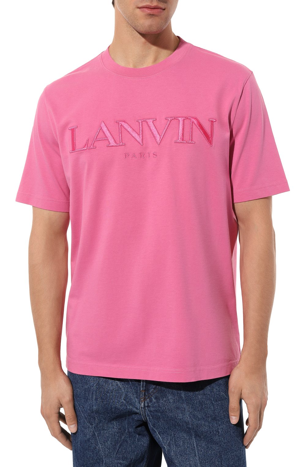 Хлопковая футболка Lanvin  RM TS0005/J208 Фото 3