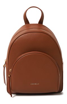 Женский рюкзак gleen COCCINELLE коричневого цвета, арт. E1 N15 14 02 01 | Фото 1 (Размер: medium; Материал: Натуральная кожа; Материал сплава: Проставлено; Драгоценные камни: Проставлено; Стили: Кэжуэл)