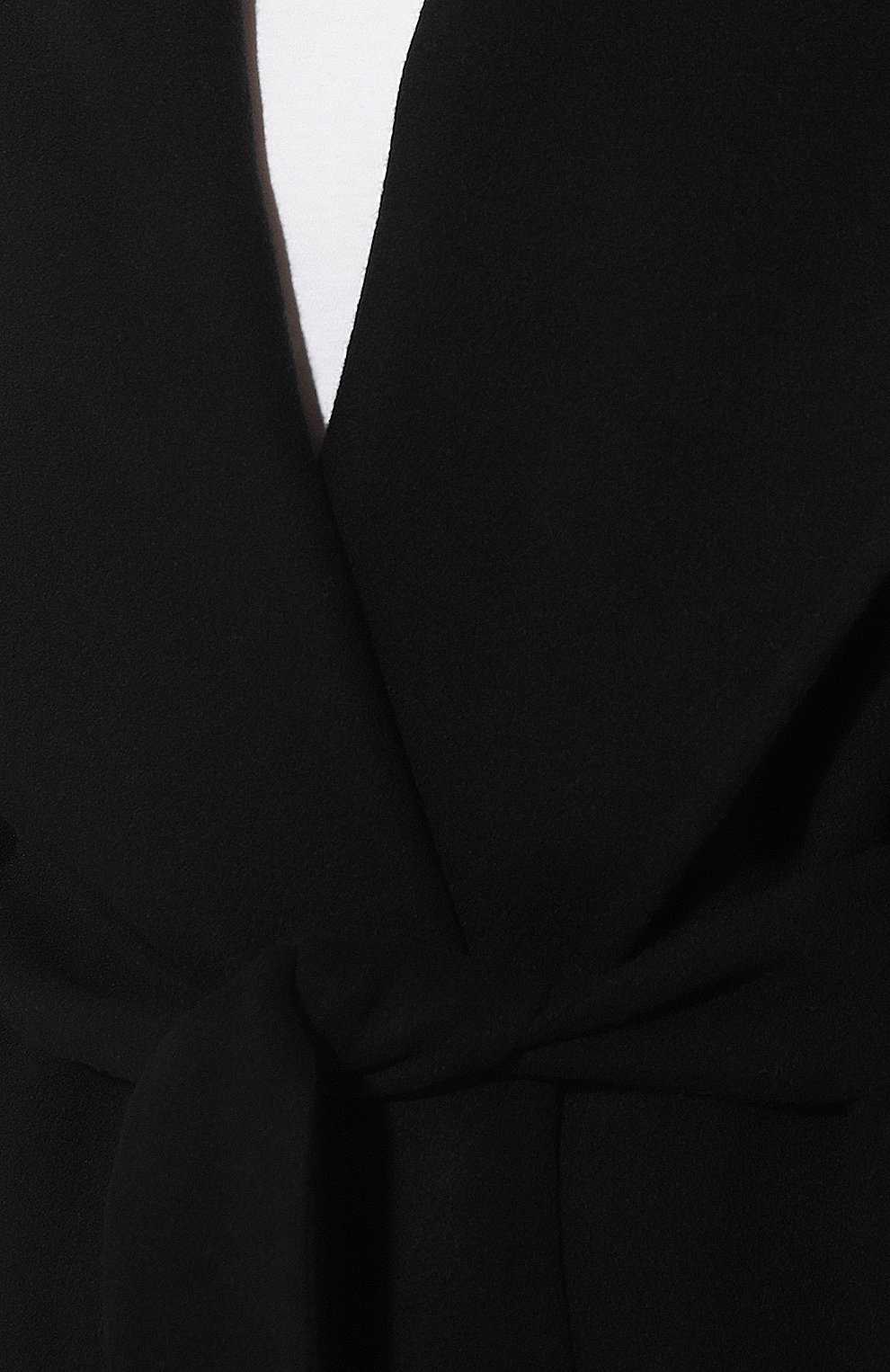 Женское шерстяное пальто ANTONELLI FIRENZE черного цвета, арт. K7937/865C | Фото 5 (Материал внешний: Шерсть; Рукава: Длинные; Материал сплава: Проставлено; Длина (верхняя одежда): Длинные; Драгоценные камни: Проставлено; 1-2-бортные: Двубортные; Стили: Кэжуэл)