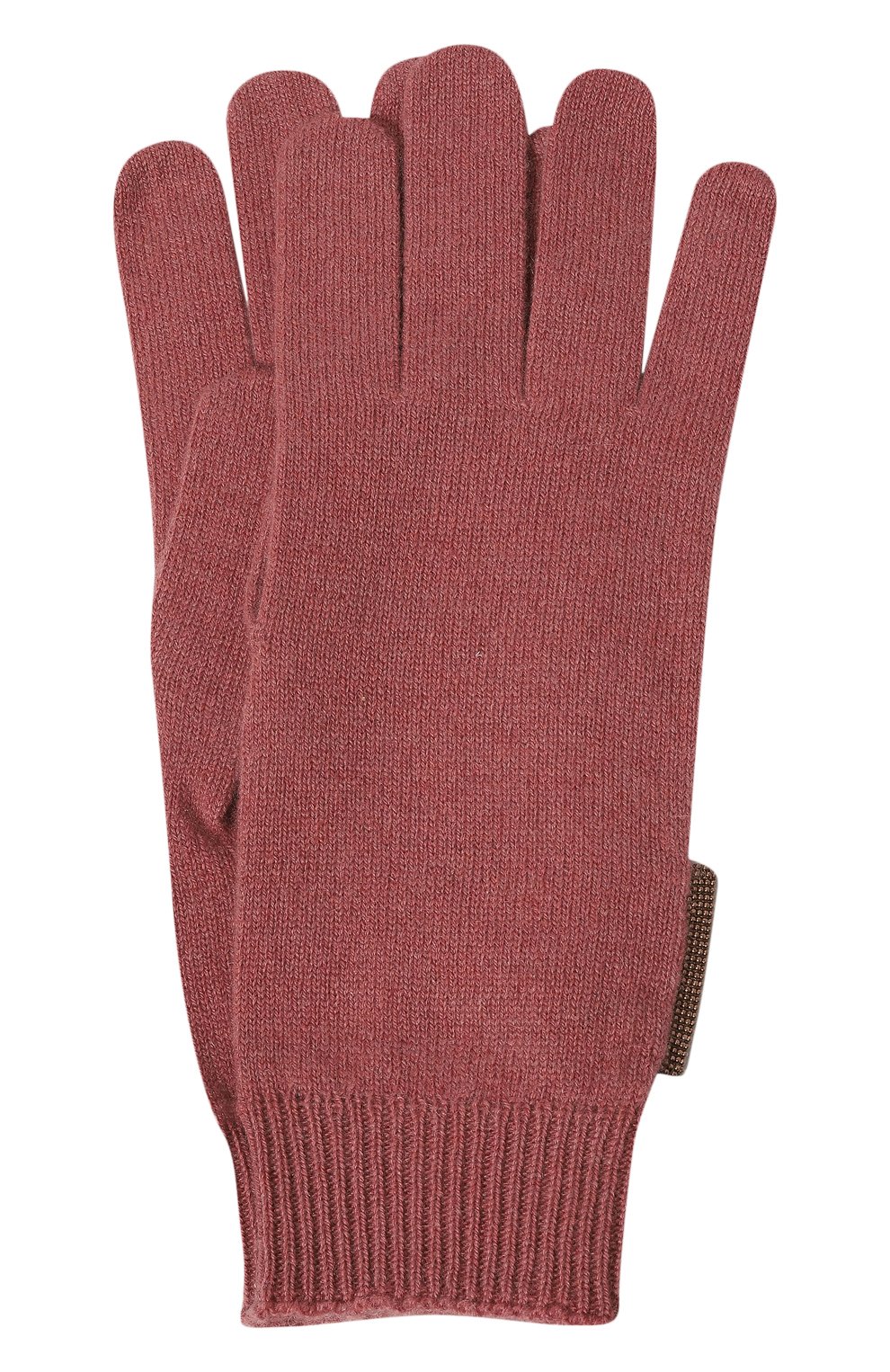 Детские кашемировые перчатки BRUNELLO CUCINELLI розового цвета, арт. B12M14589C | Фото 1 (Материал: Текстиль, Кашемир, Шерсть; Материал сплава: Проставлено; Нос: Не проставлено)