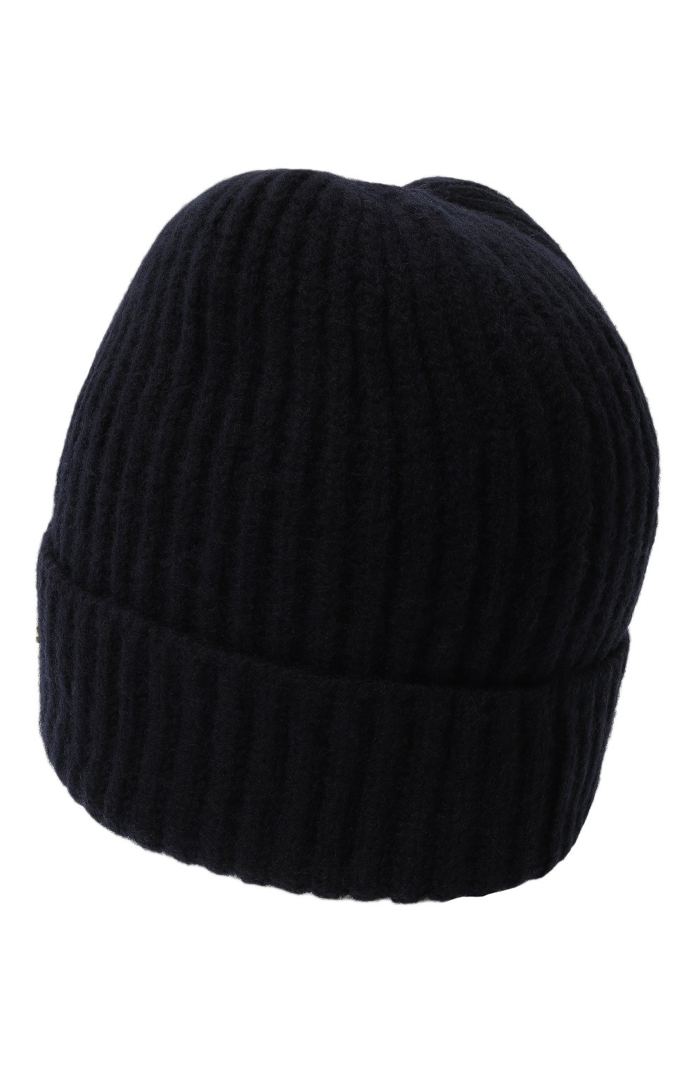 Мужская шерстяная шапка PAUL&SHARK темно-синего цвета, арт. 12317135 | Фото 2 (Материал: Текстиль, Шерсть; Кросс-КТ: Трикотаж; Материал сплава: Проставлено; Нос: Не проставлено)