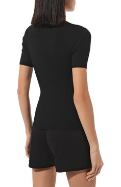 Женская футболка ZIMMERLI черного цвета, арт. 700-3450 | Фото 4 (Материал внешний: Синтетический материал; Материал сплава: Проставлено; Нос: Не проставлено; Женское Кросс-КТ: Футболка-белье)