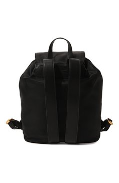 Женский рюкзак MOSCHINO черного цвета, арт. 2317 B7601/8202 | Фото 6 (Размер: medium; Материал сплава: Проставлено; Материал: Текстиль; Драгоценные камни: Проставлено; Стили: Кэжуэл)
