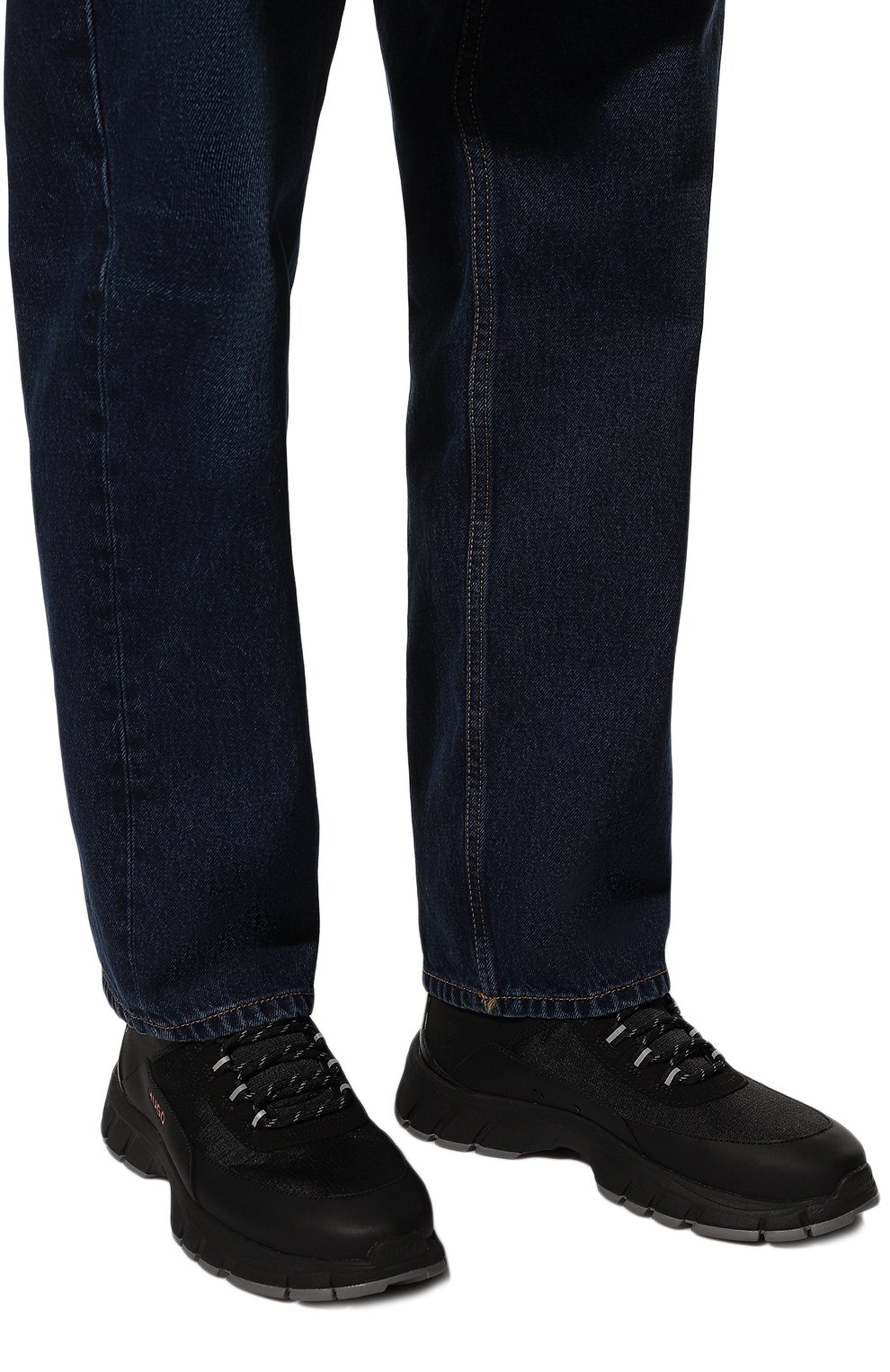 Комбинированные ботинки HUGO 50480843, цвет чёрный, размер 42 - фото 3