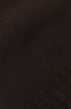 Женская шерстяная шапка JIL SANDER коричневого цвета, арт. J02TC0003/J14506 | Фото 4 (Материал: Текстиль, Шерсть; Материал сплава: Проставлено; Нос: Не проставлено)