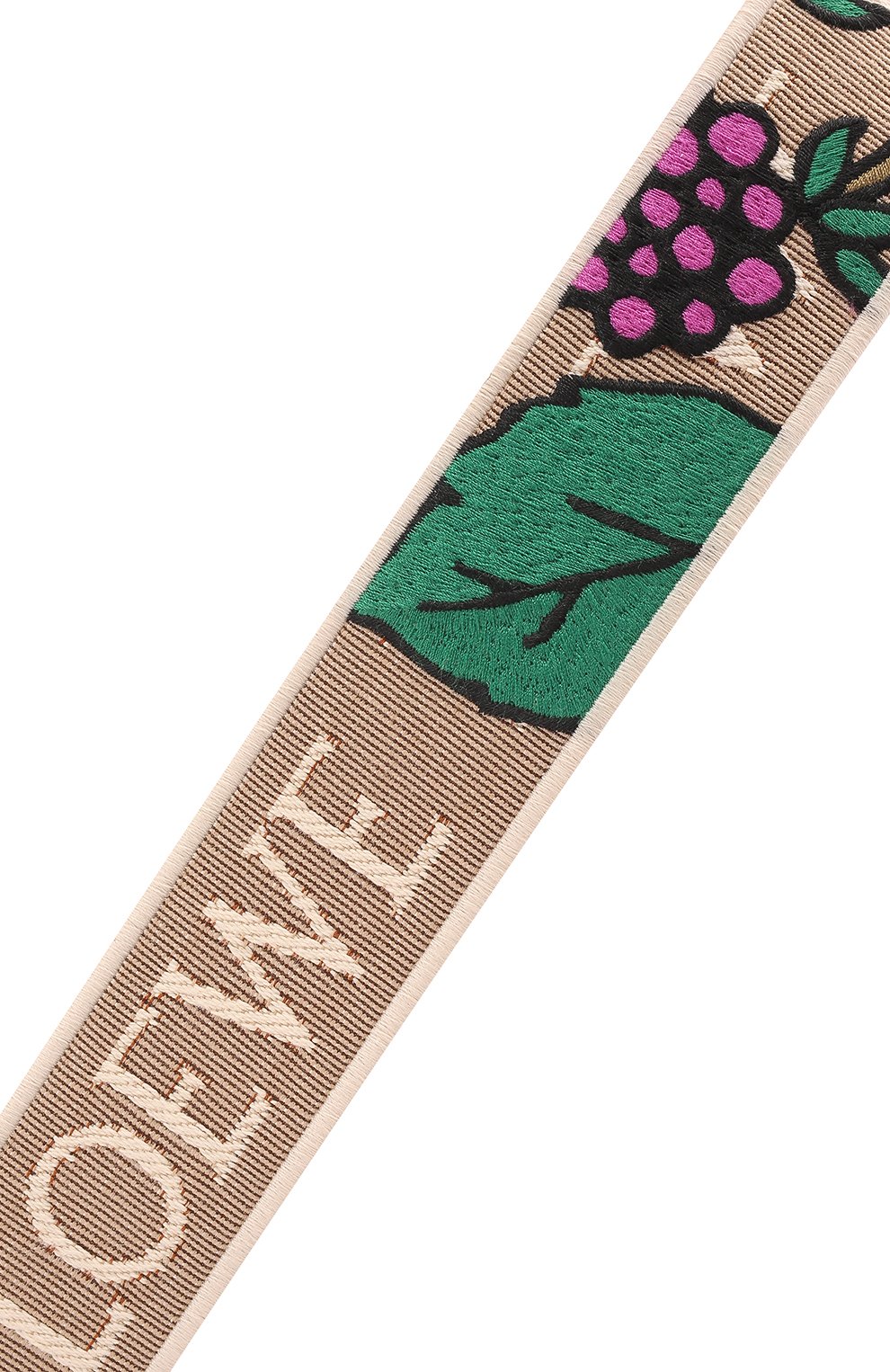 Женские ремень для сумки herbarium LOEWE бежевого цвета, арт. C073T87X11 | Фото 4 (Кросс-КТ: ремень-сумка; Материал: Текстиль)