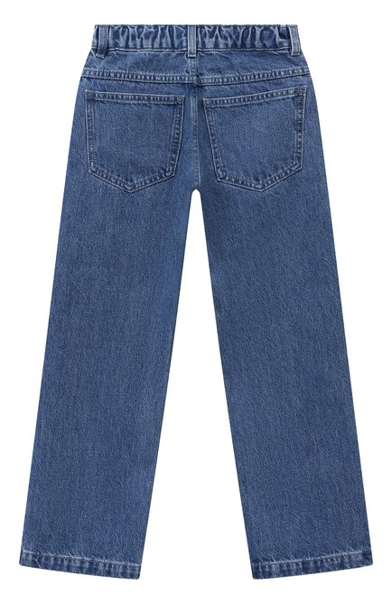 Детские джинсы FENDI синего цвета, арт. JUF089/AMHX/8A-12+ | Фото 2 (Нос: Не проставлено; Материал внешний: Хлопок; Материал сплава: Проставлено)