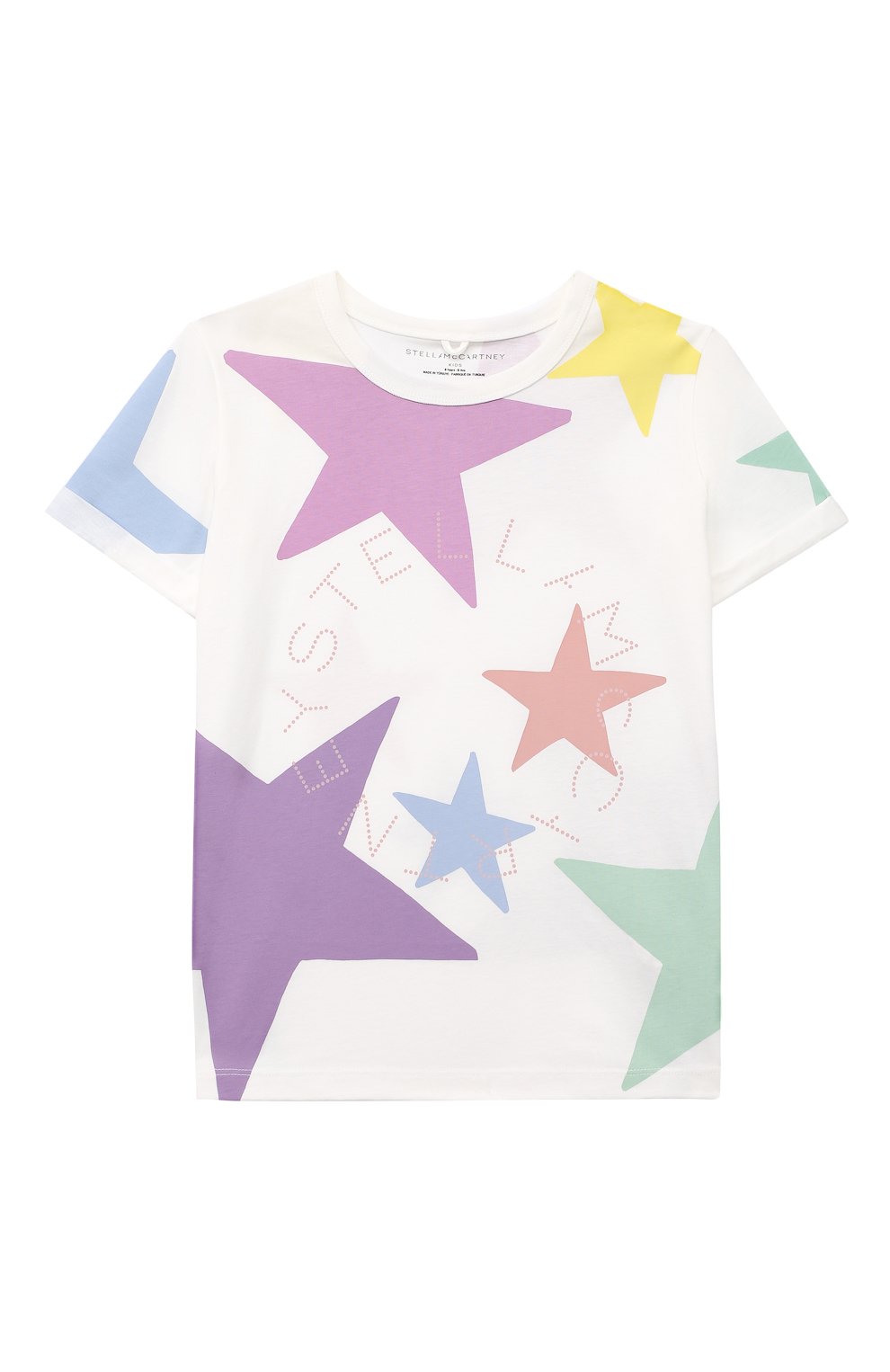 Хлопковая футболка Stella McCartney TT8A91