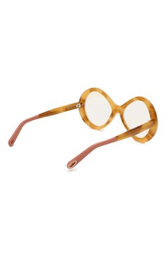 Женские солнцезащитные очки CHLOÉ бежевого цвета, арт. 2743-214 | Фото 4 (Тип очков: С/з; Оптика Гендер: оптика-женское; Очки форма: Бабочка)