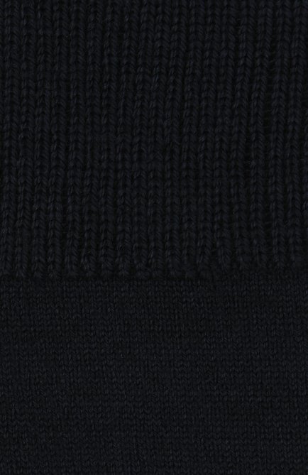 Детские носки FALKE темно-синего цвета, арт. 10488. | Фото 2 (Материал: Шерсть, Текстиль; Региональные ограничения белый список (Axapta Mercury): RU; Кросс-КТ: Носки)