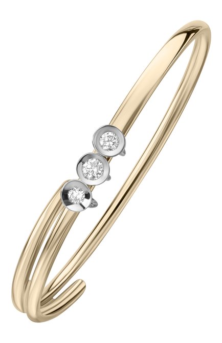 Женские кольцо на два пальца chips MATTIOLI бесцветного цвета, арт. MAN75030R | Фото 1 (Материал сплава: Белое золото, Розовое золото; Драгоценные камни: Бриллианты)