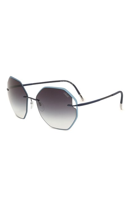 Женские солнцезащитные очки SILHOUETTE голубого цвета по цене 39950 руб., арт. 8187/4540 | Фото 1