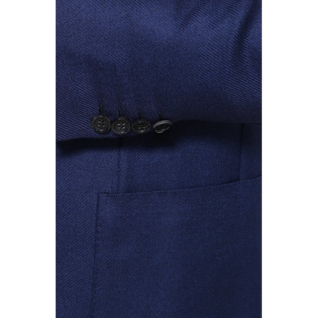 Однобортный пиджак из смеси кашемира и шелка Brioni RGH0/P6313/PARLAMENT0/2 Фото 5