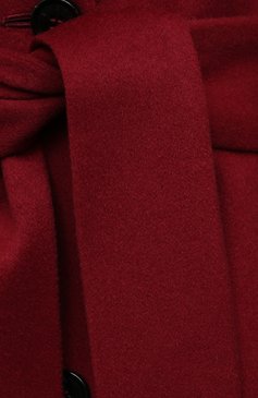 Женское кашемировое пальто KITON красного цвета, арт. D50624K05T42 | Фото 5 (Материал внешний: Шерсть, Кашемир; Рукава: Длинные; Стили: Гламурный; Региональные ограничения белый список (Axapta Mercury): RU; Длина (верхняя одежда): Длинные; 1-2-бортные: Двубортные; Материал подклада: Шелк)