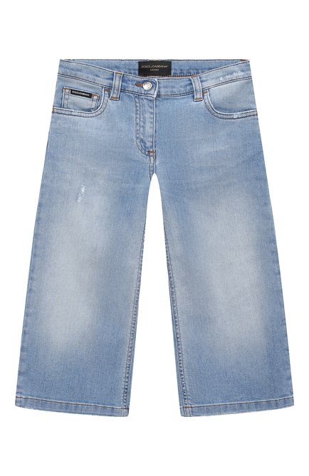 Детские джинсы DOLCE & GABBANA голубого цвета по цене 32100 руб., арт. L51F67/LD786/2-6 | Фото 1