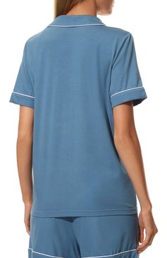 Женская пижама DEREK ROSE голубого цвета, арт. 2036-LARA003 | Фото 4 (Материал внешний: Синтетический материал)