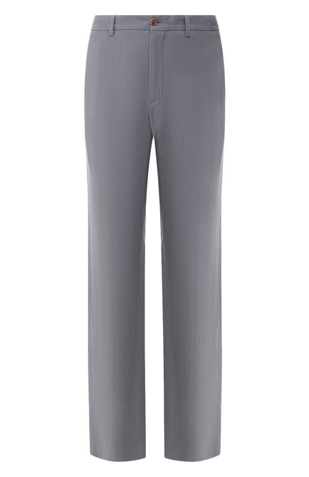 Мужские брюки из вискозы GIORGIO ARMANI серого цвета по цене 89950 руб., арт. 9SGPP06G/T00AB | Фото 1