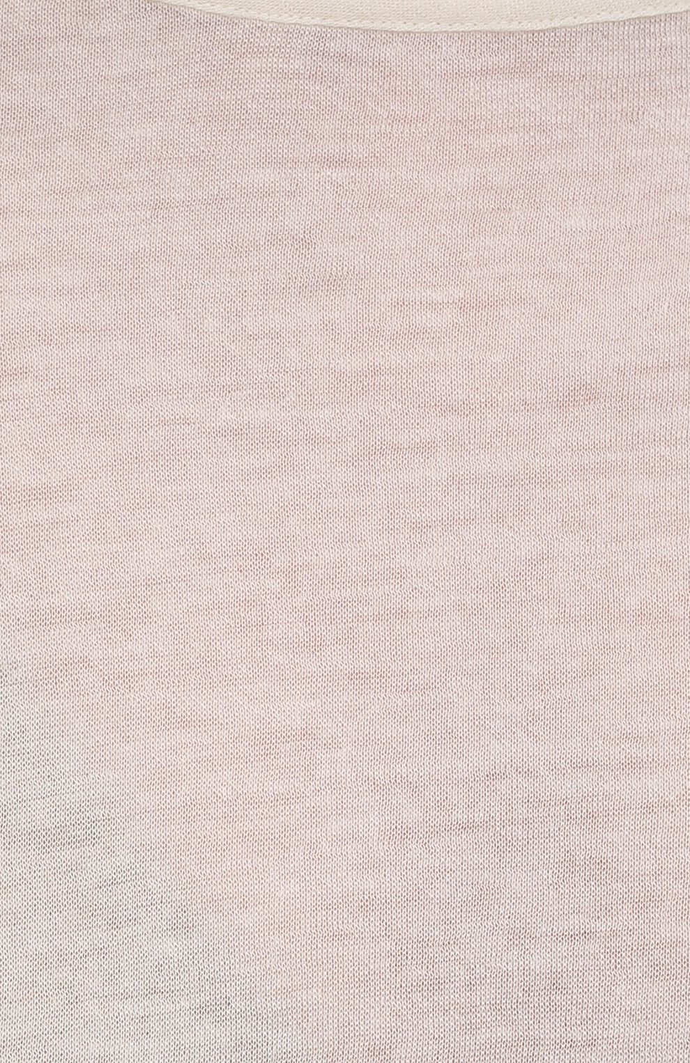 Женский кашемировый пуловер THE ROW кремвого цвета, арт. 5724K52 | Фото 5 (Материал внешний: Шерсть, Кашемир; Рукава: Длинные; Длина (для топов): Стандартные; Материал сплава: Проставлено; Женское Кросс-КТ: Пуловер-одежда; Драгоценные камни: Проставлено; Стили: Кэжуэл)