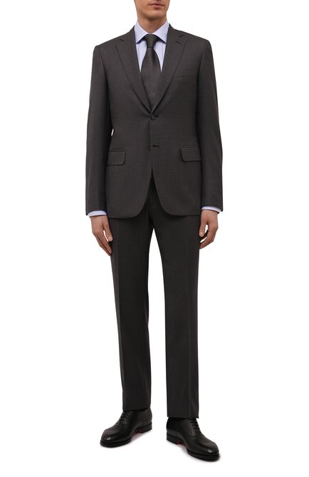 Мужской шерстяной костюм BRIONI темно-серого цвета по цене 542000 руб., арт. RA0J11/01A4B/BRUNIC0 | Фото 1