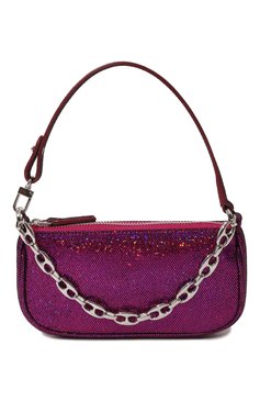 Женская сумка rachel mini BY FAR фуксия цвета, арт. 23CRMIRAFCHDDLSMA | Фото 1 (Сумки-технические: Сумки top-handle; Материал: Натуральная кожа; Размер: mini)